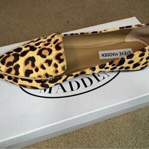 Steve Madden Leopard Print Loafers